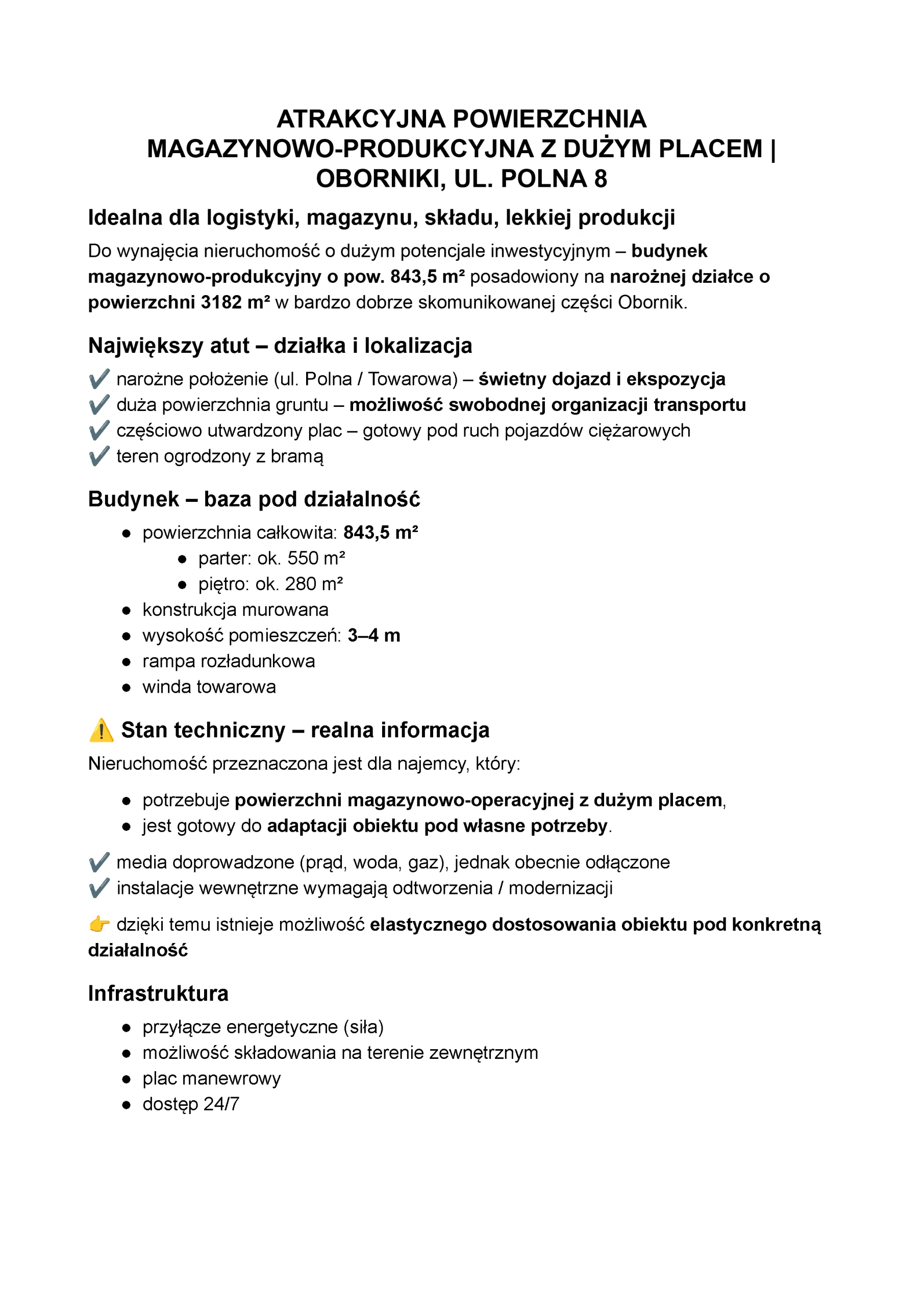 Gazetka promocyjna GS Oborniki