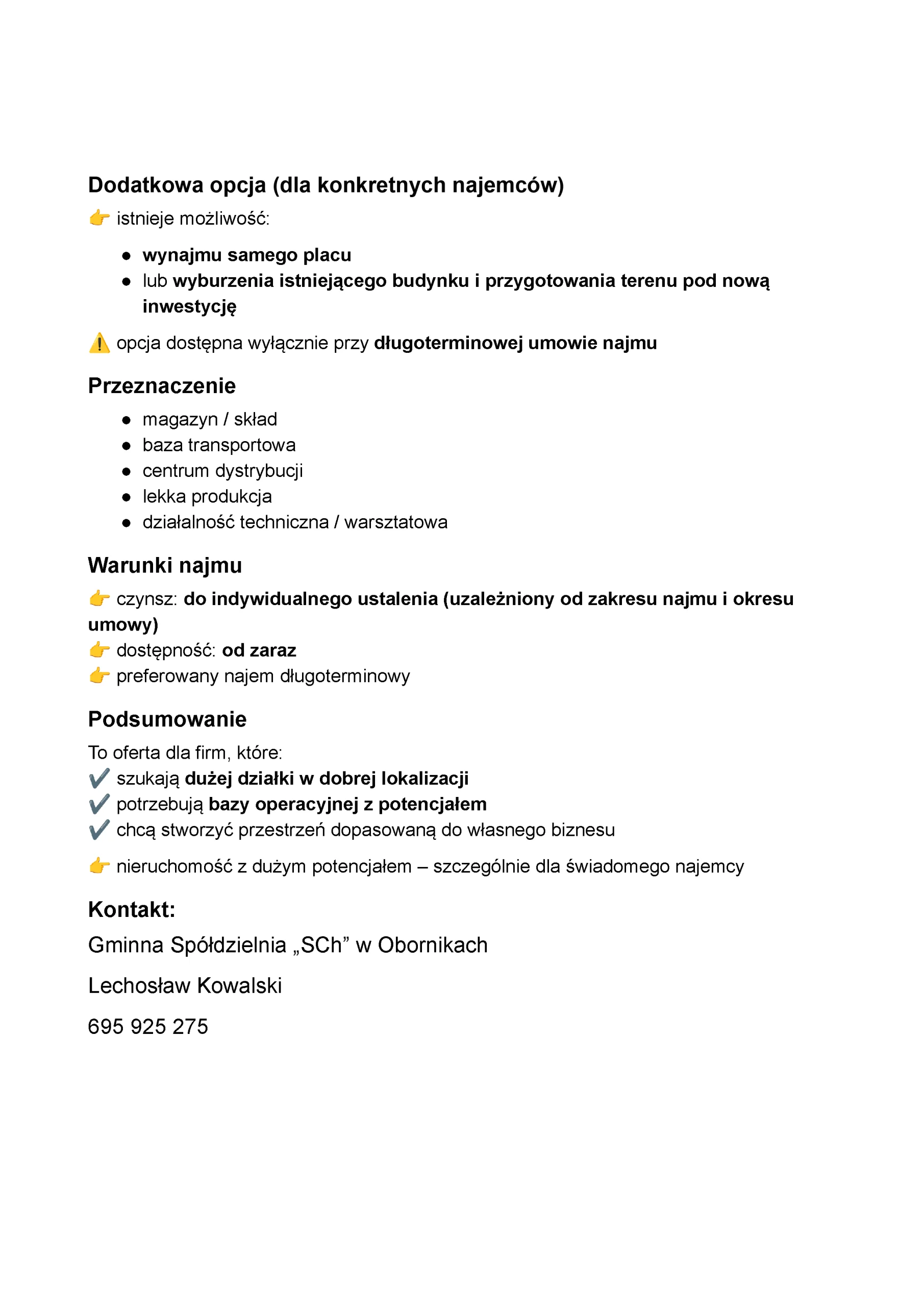 Gazetka promocyjna GS Oborniki